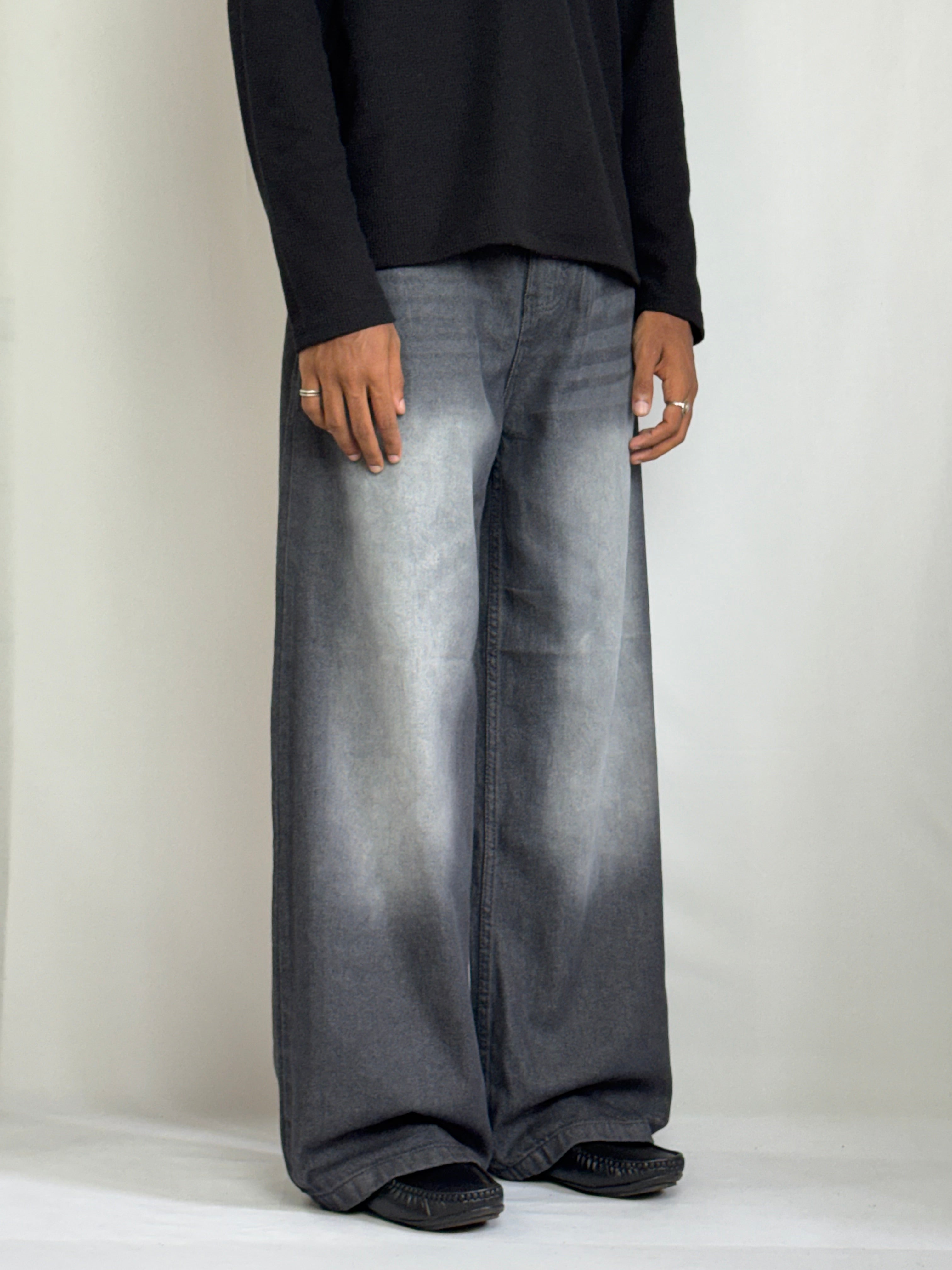 CHARCOAL FADE WIDE