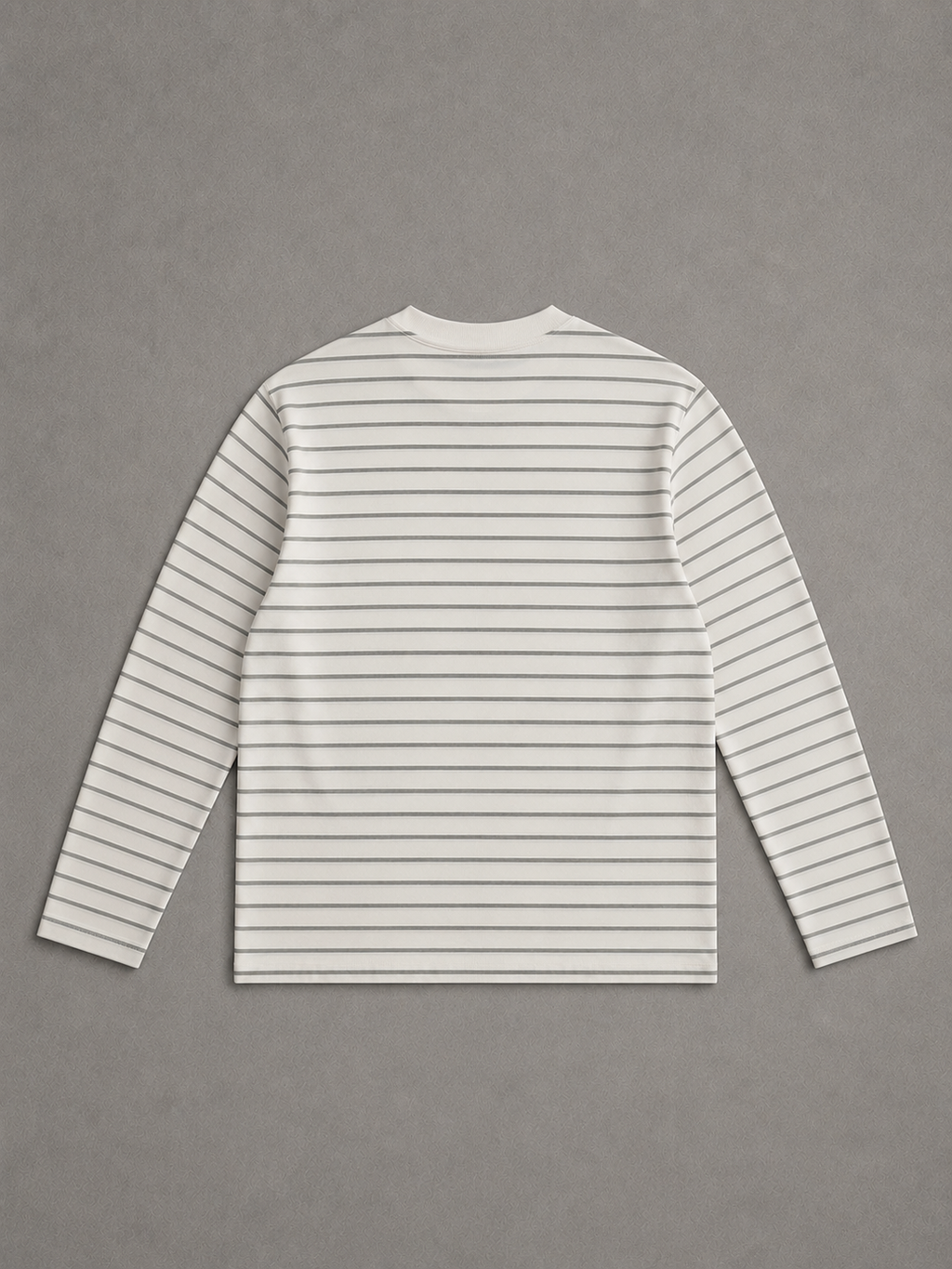 MODE WHITE STRIPPED FULLSLEEVE