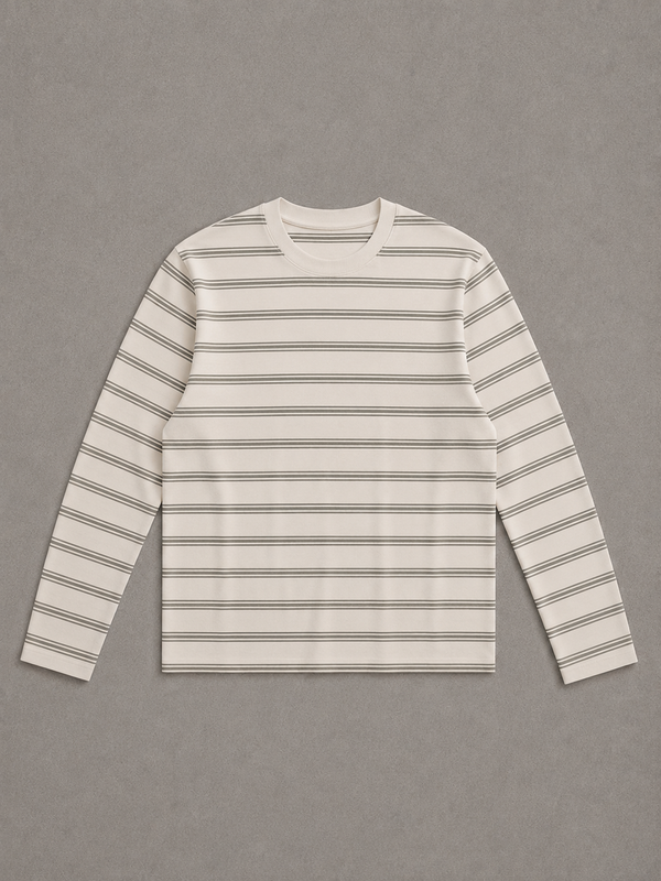 OFFWHITE STRIPPED FULLSLEEVE
