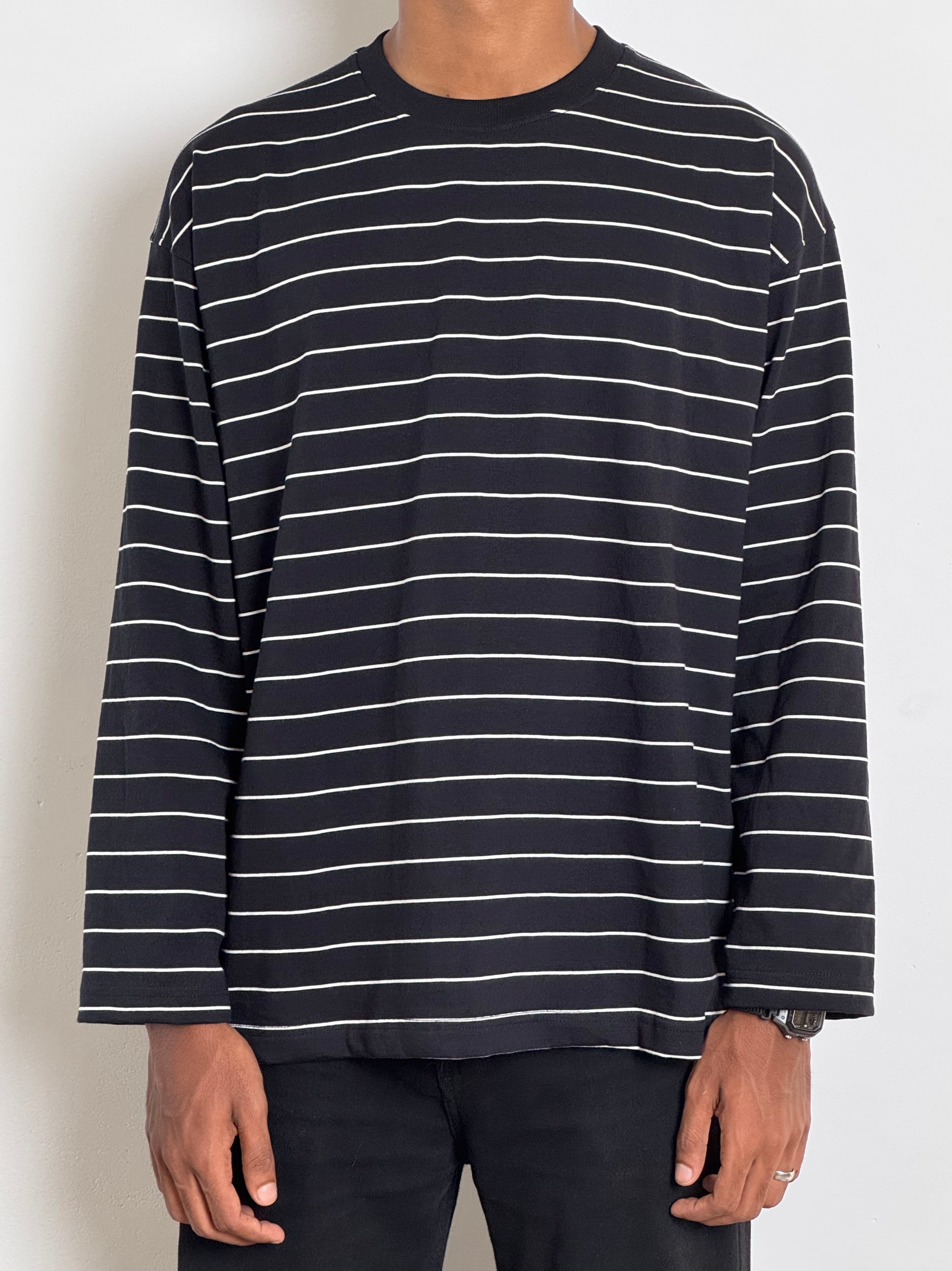 BLACK STRIPPED FULLSLEEVE