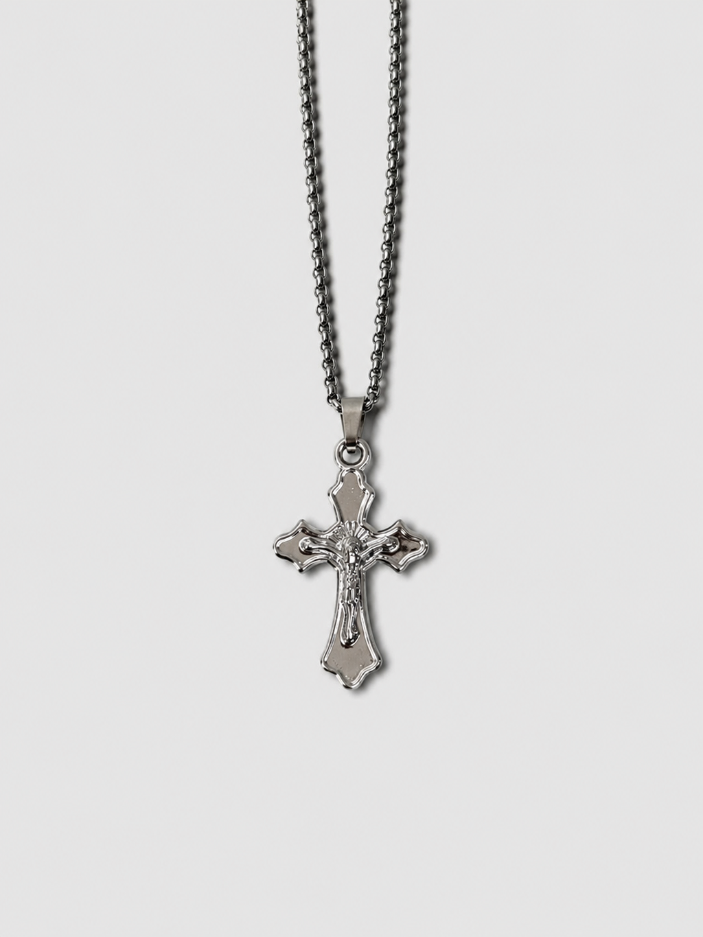 FLORAL CROSS PENDANT