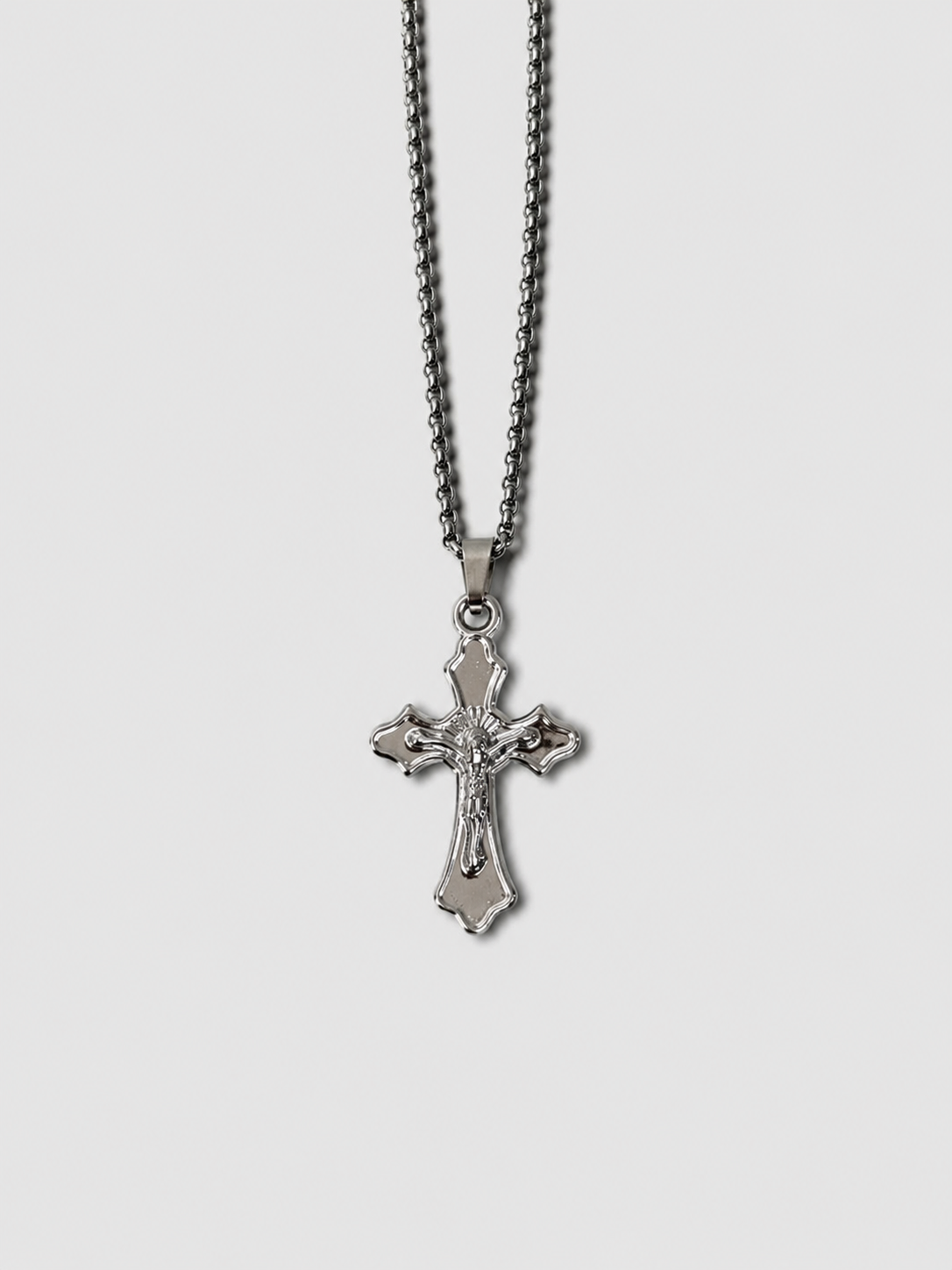 FLORAL CROSS PENDANT