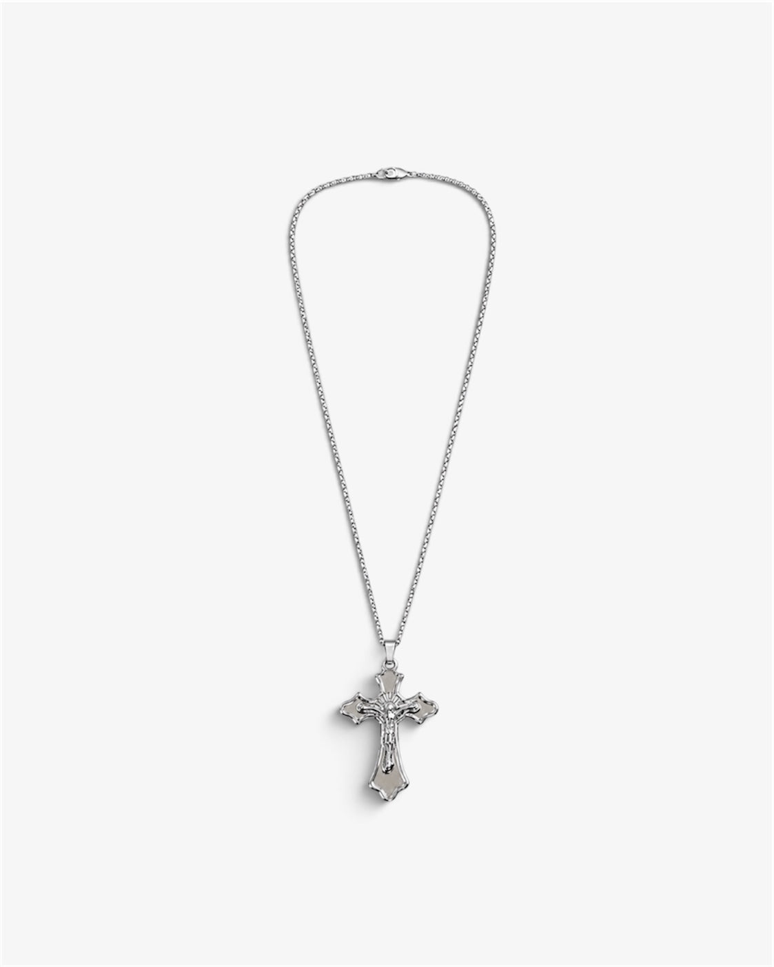 FLORAL CROSS PENDANT