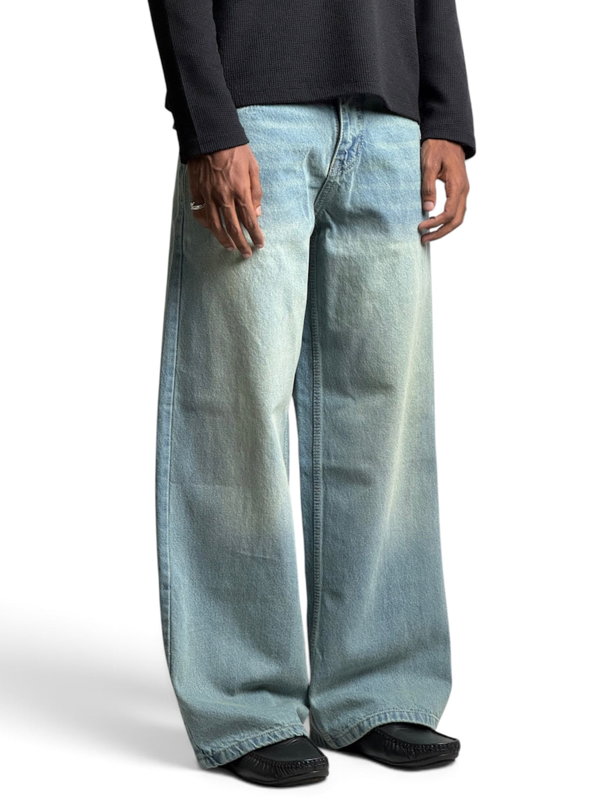 WAVE BLUE BAGGY