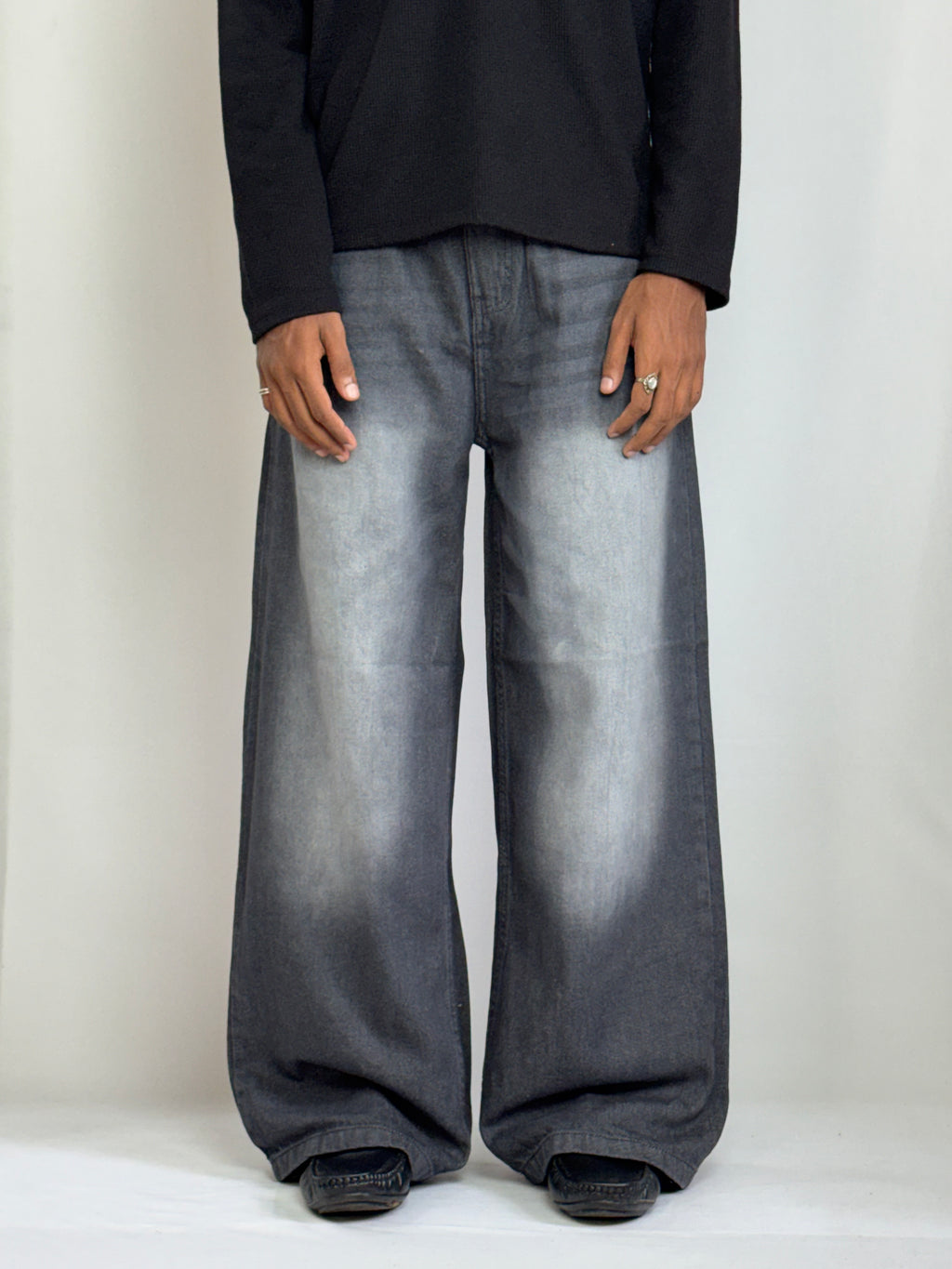 CHARCOAL FADE WIDE