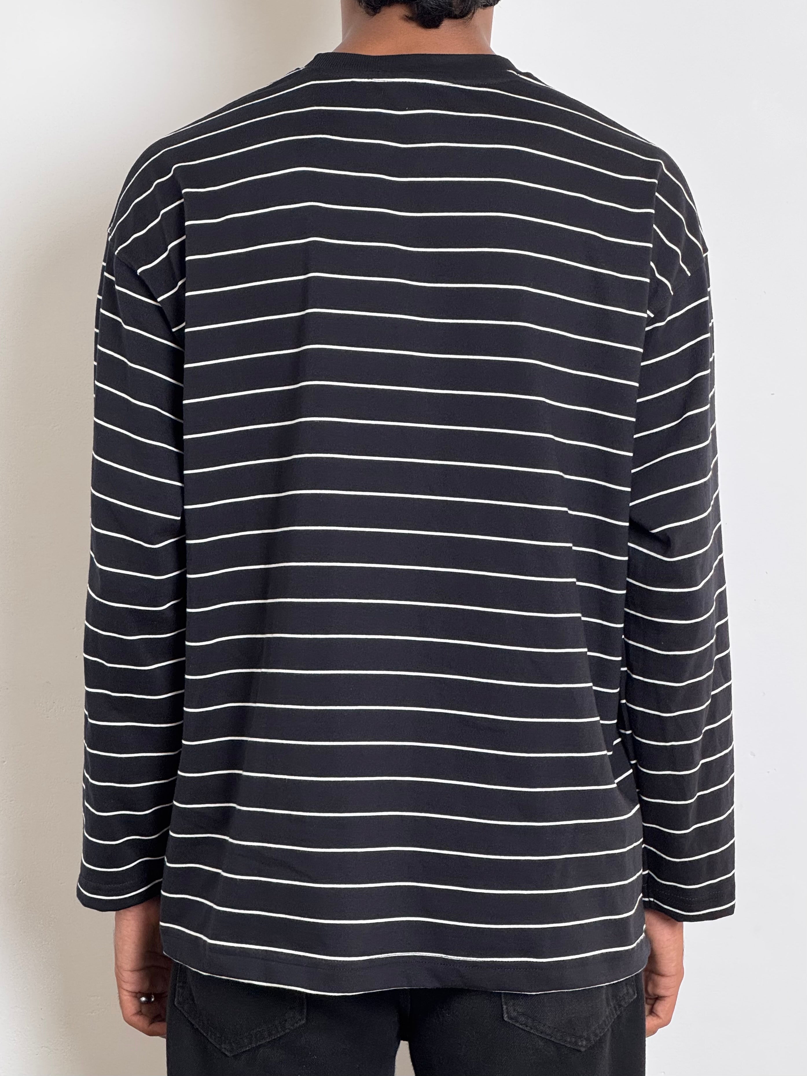 BLACK STRIPPED FULLSLEEVE