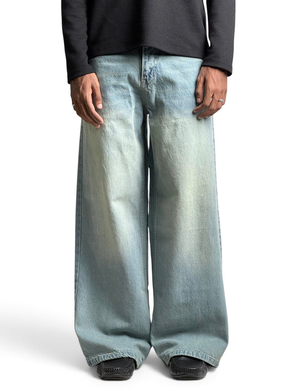 WAVE BLUE BAGGY