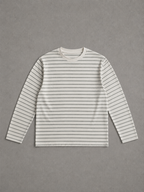 MODE WHITE STRIPPED FULLSLEEVE