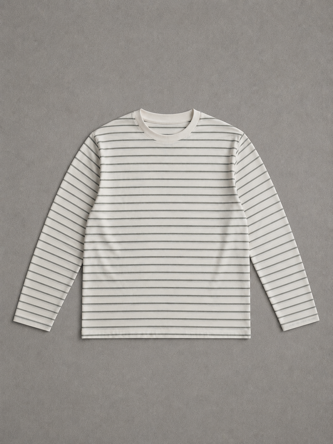 MODE WHITE STRIPPED FULLSLEEVE